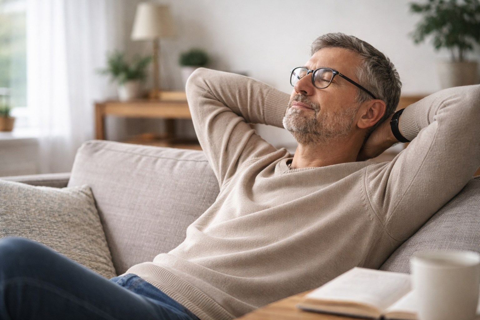 Calm home environment representing comfort and routine